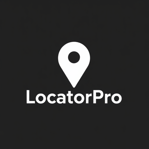 LocatorPro белый логотип